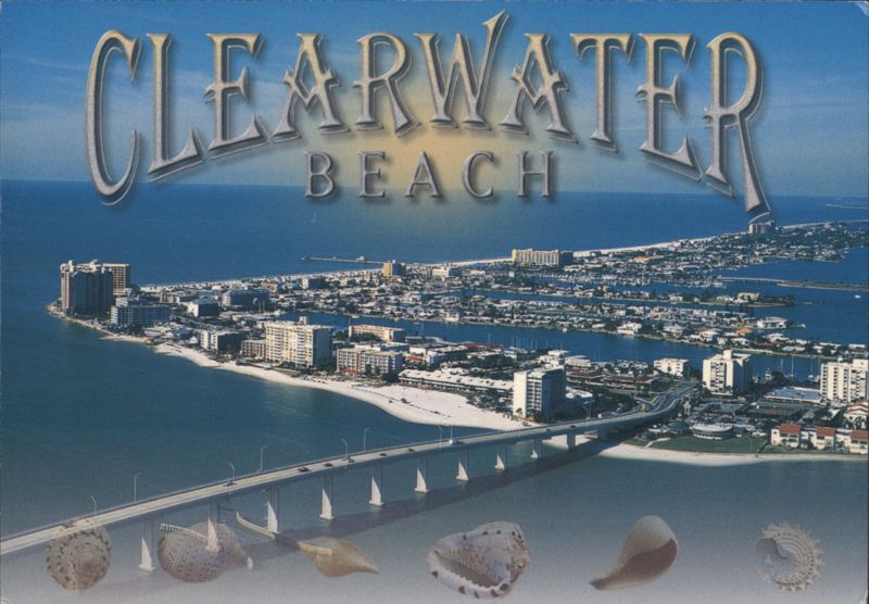 Clearwater Beach, Aerial View Florida M. Traver