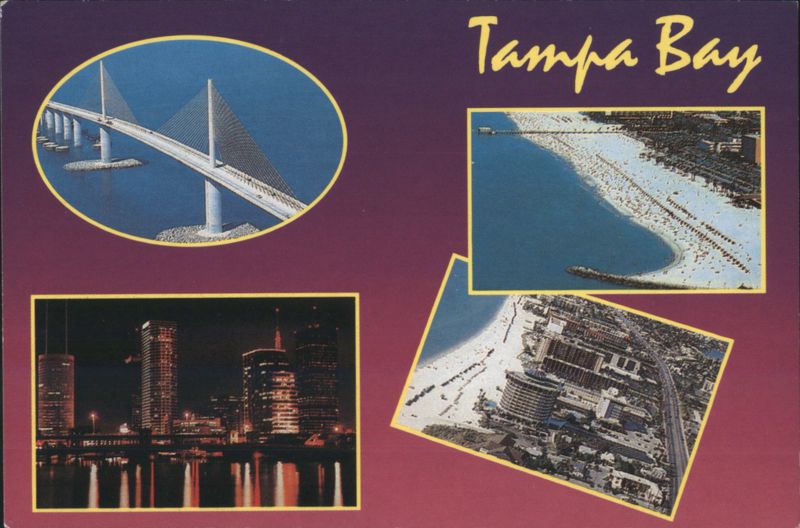 Tampa Bay, Florida - Sunshine Skyway, Beaches, Skyline