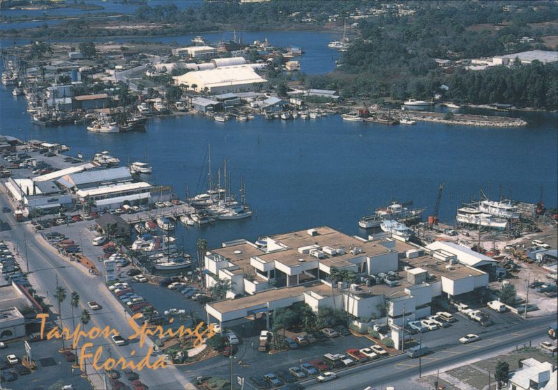 Aerial View of Harbor, Tarpon Springs, Florida James Blank
