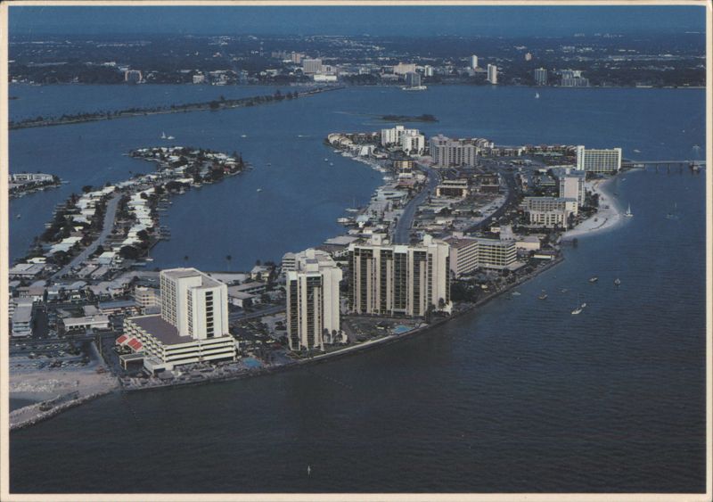 Aerial View of Clearwater Beach, Florida Wendell Metzen