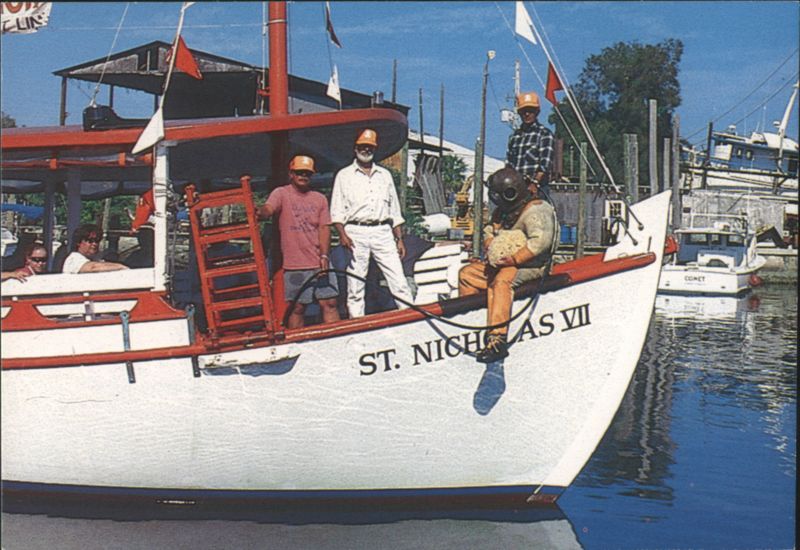St. Nicholas VII, Sponge Diving Exhibition Boat Tarpon Springs Florida