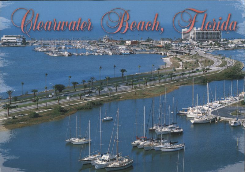 Clearwater Beach, Florida - Marina and Memorial Causeway