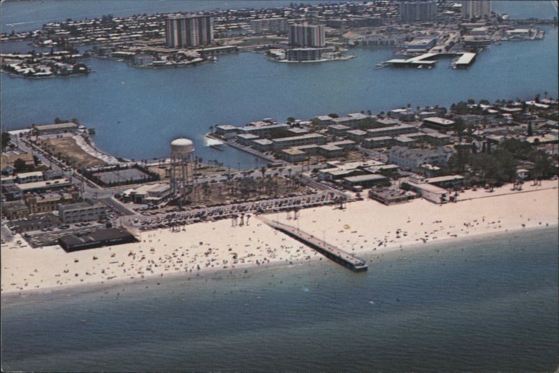 Clearwater Beach, Palm Pavilion, Beach and Pier Florida