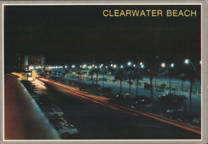 Clearwater Beach at Night Florida