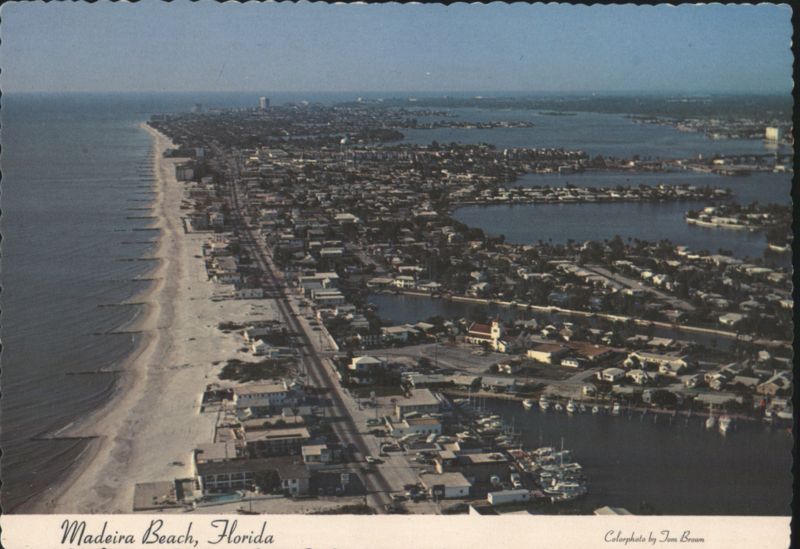 Aerial View of Madeira Beach, Florida Tom Brown