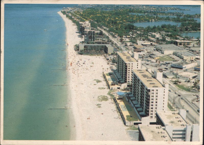 Aerial View, Madeira Beach, FL Condominiums & Gulf Coast Florida