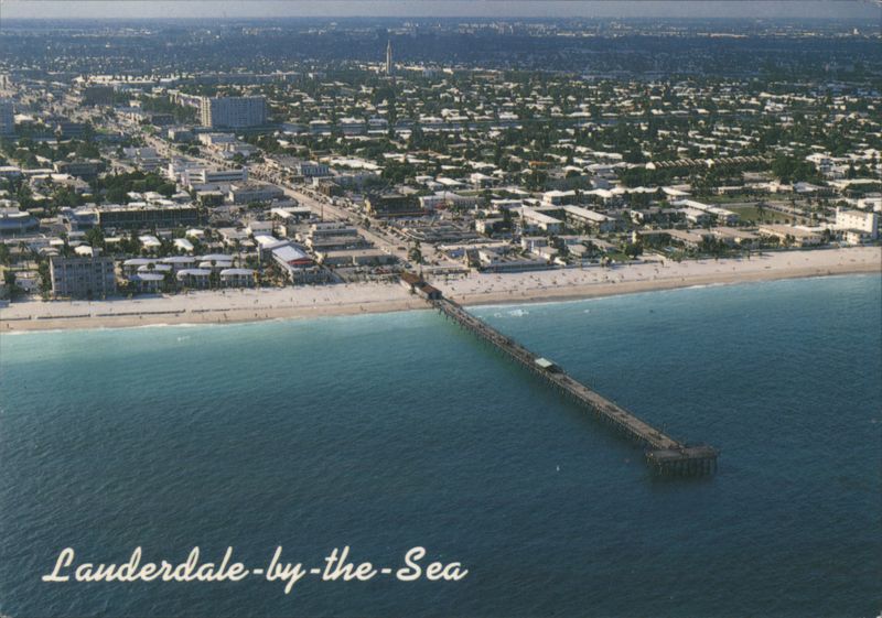 Lauderdale-by-the-Sea, Fishing Pier & Atlantic Coast Florida