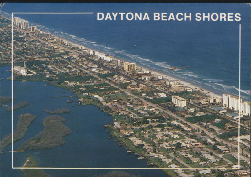 Aerial Panorama of Daytona Beach Shores Florida James Blank
