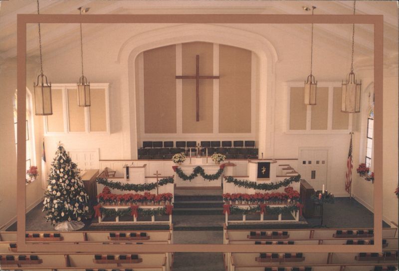 Trinity United Methodist Church Interior, Christmas DeLand Florida