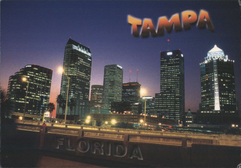 Tampa, Florida Skyline at Night