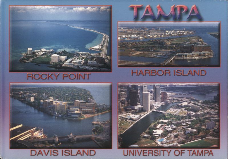Tampa: Rocky Point, Harbor Island, Davis Island, University Florida