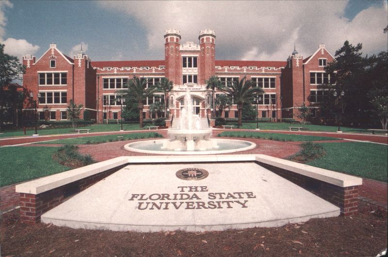 Florida State University, Westcott Building and Fountain Tallahassee