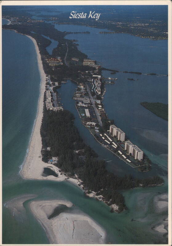 Aerial View of Siesta Key & Midnight Pass Sarasota Florida