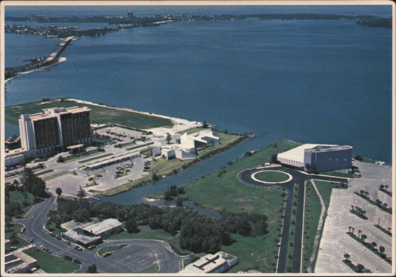 Aerial View, Sarasota Hyatt House, Selby Public Library Florida