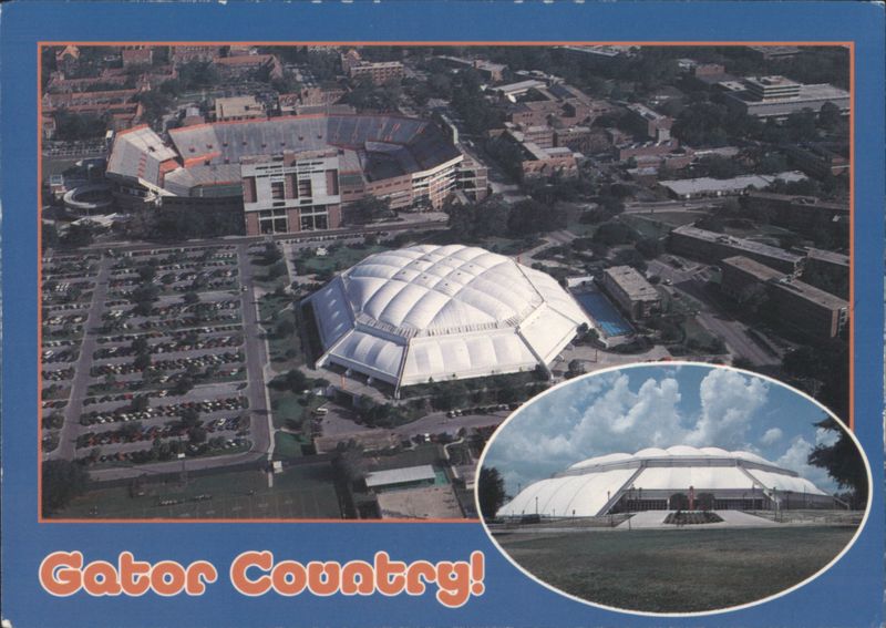Gator Country! University of Florida Campus Aerial View Gainesville