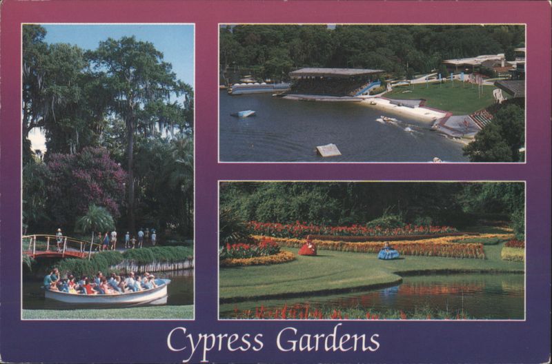 Cypress Gardens, FL - Boat Tour, Ski Show, Belles Florida