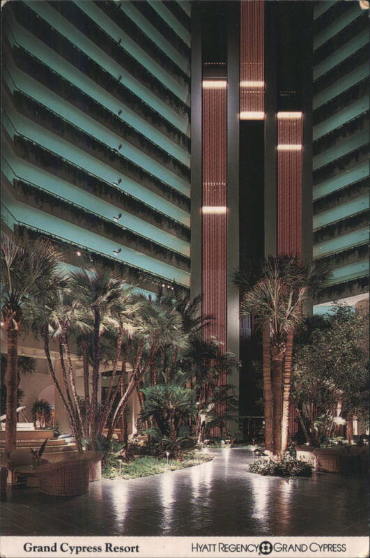Atrium, Hyatt Regency Grand Cypress Resort, Orlando Florida