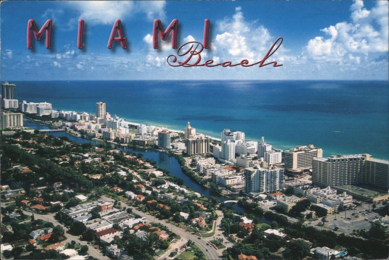 Miami Beach, Hotels Along Atlantic Ocean Florida Alan Schein