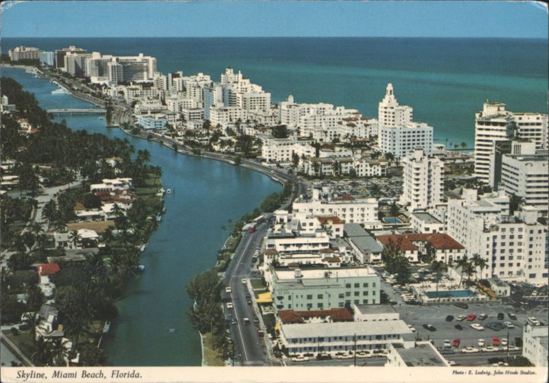 Skyline, Miami Beach, Florida E. Ludwig