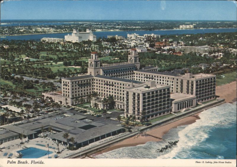The Breakers Hotel, Palm Beach, Florida E. Ludwig, John Hinde Studios