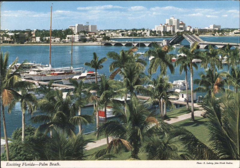 Palm Beach, FL - Yachts at Australian Docks, Lake Worth Florida