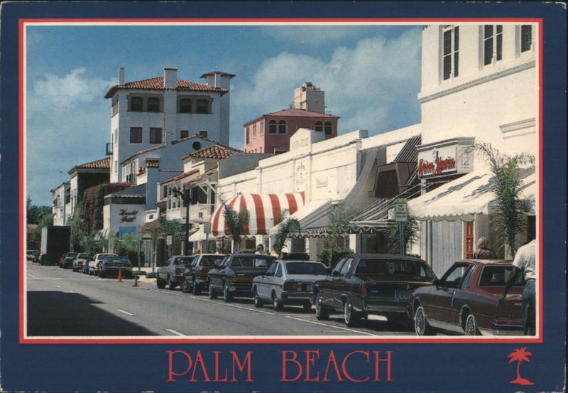 Famous Worth Avenue, Palm Beach Florida Werner J. Bertsch