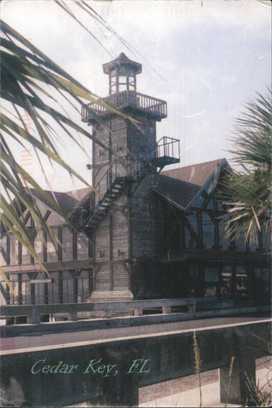 Wooden Tower Building, Cedar Key, FL Florida