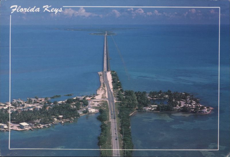 Florida Keys, Conch Key, Overseas Highway Aerial View