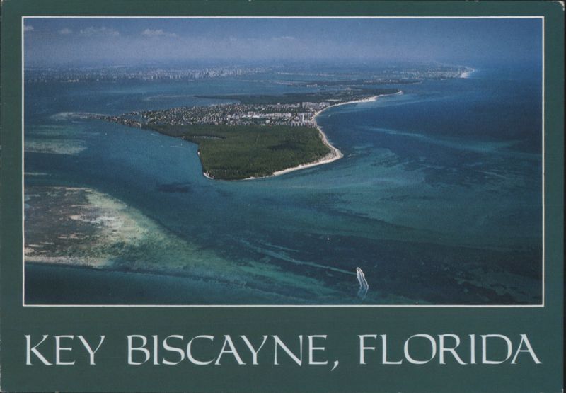 Aerial View of Key Biscayne, Florida D. Noble