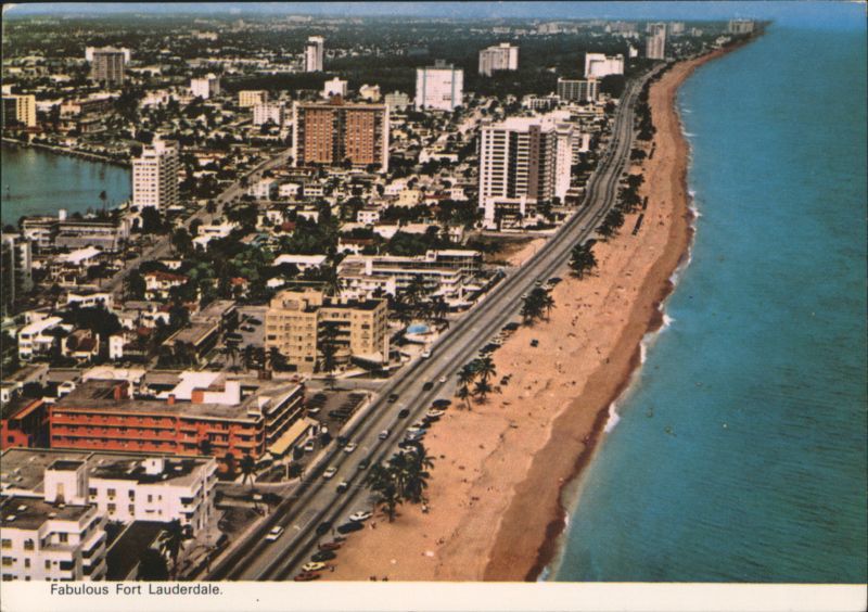 Fabulous Fort Lauderdale: Beach & Hotels Aerial View Florida