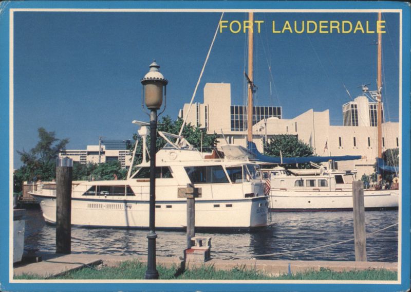 Fort Lauderdale, New River Pleasure Boats Florida