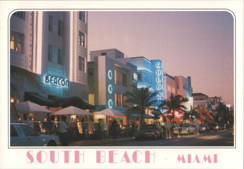 South Beach Miami, Night Life at Art Deco District Florida