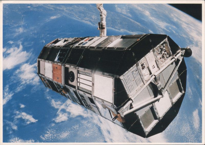LDEF Satellite, Gulf of Mexico & Florida from Space
