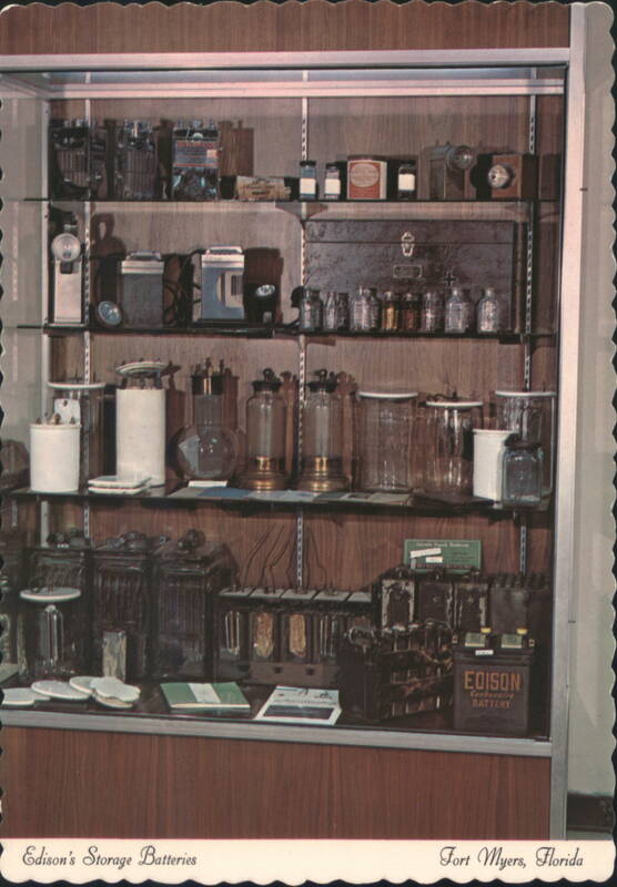 Edison's Storage Batteries, Edison Museum Fort Myers Florida