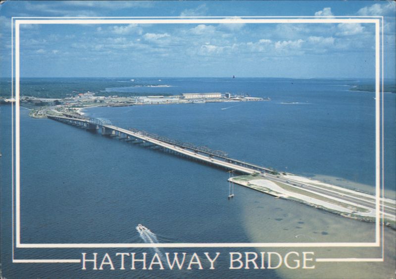 Hathaway Bridge, Aerial View Panama City Beach Florida
