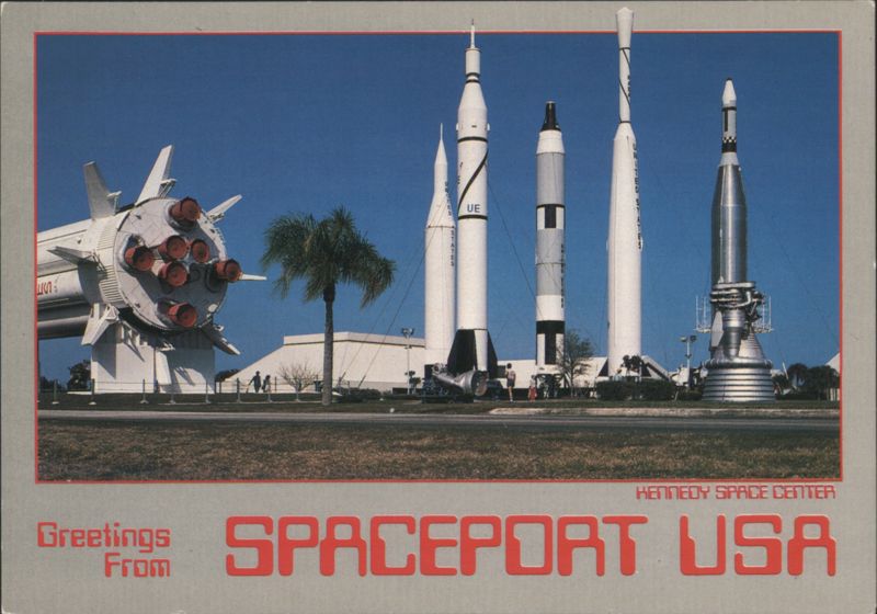 Rockets at Spaceport USA, Kennedy Space Center Florida