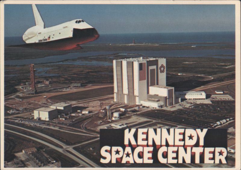 Kennedy Space Center, Space Shuttle & VAB Cape Kennedy Florida