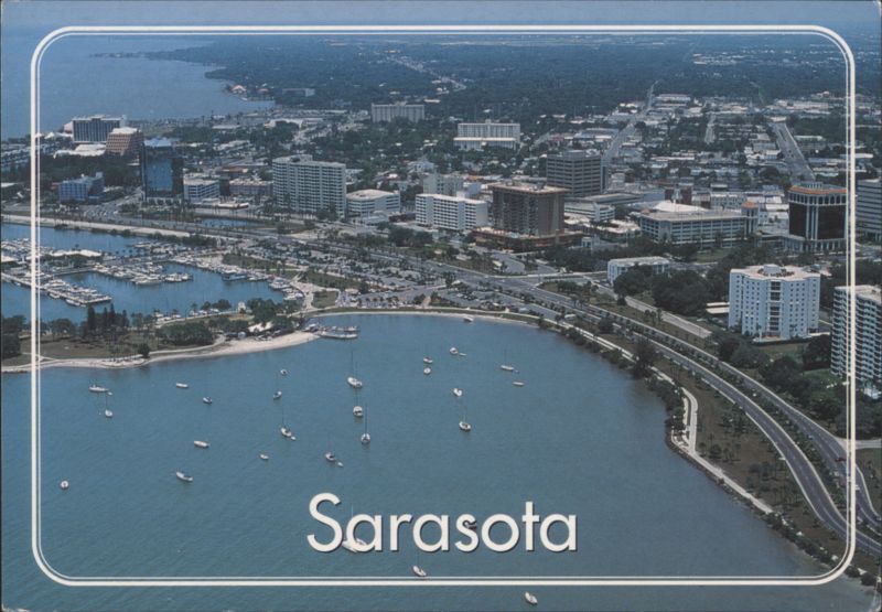 Sarasota, Florida - Aerial View of Bayfront Drive Tom Parker