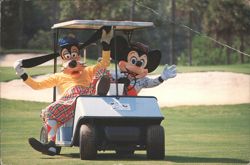 A Goofy Round of Golf at Walt Disney World Postcard