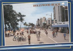 Hollywood Beach, Florida Postcard