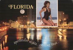 Florida: Spectacular Nights, Exciting Days Postcard