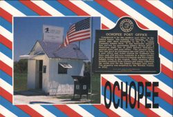 Ochopee Post Office, Smallest in the U.S., Florida Postcard