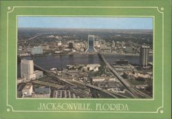 Jacksonville, Florida Skyline Postcard