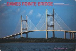 Dames Pointe Bridge, Jacksonville Postcard