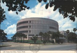 Lake County Court House, Tavares, Florida Postcard