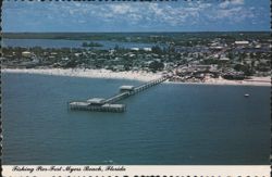 Fishing Pier, Fort Myers Beach, Florida Postcard