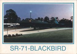 SR-71 Blackbird #959 at USAF Armament Museum Postcard