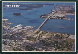 Birdseye View, Fort Pierce, Florida Postcard