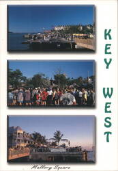 Key West, Mallory Square Sunset Celebration Postcard