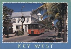 Old Town Trolley, Key West Postcard